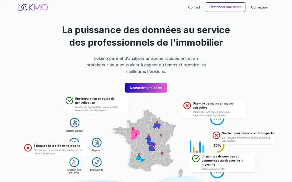 Capture du site Lokimo