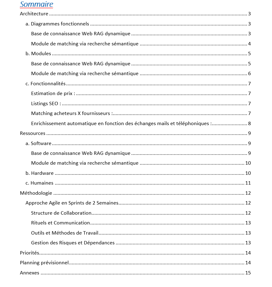 Extrait de rapport d'audit 2