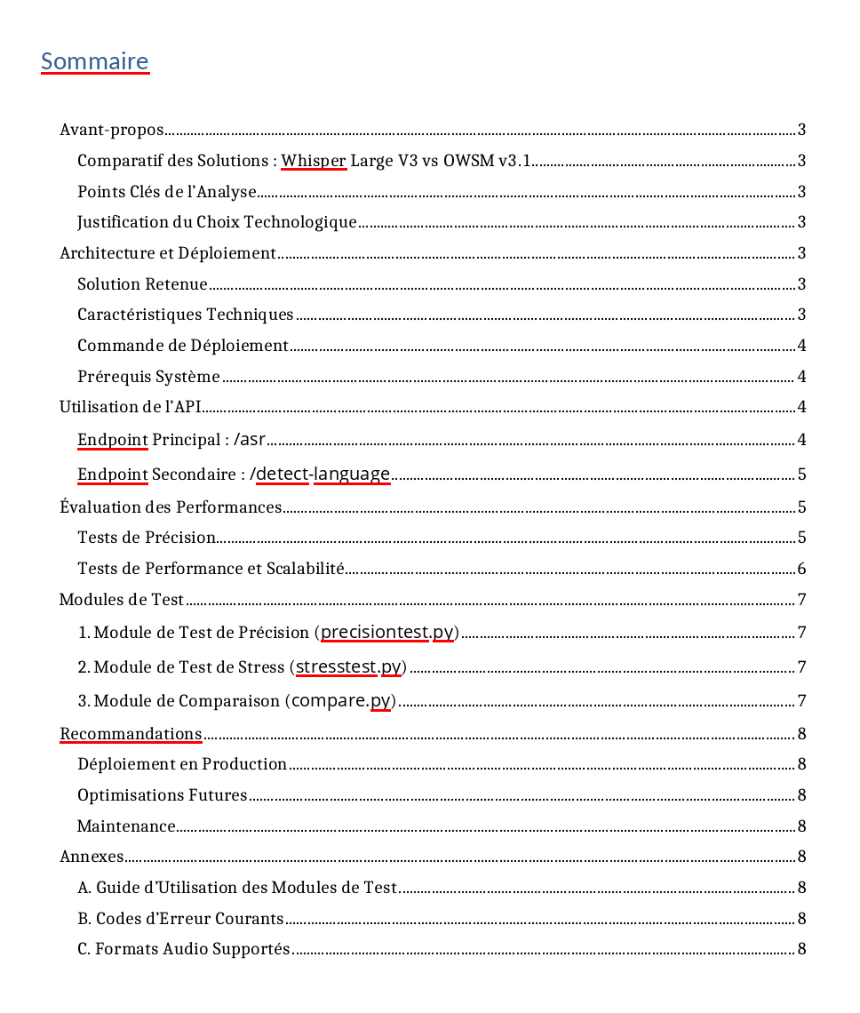 Extrait de rapport d'audit 3